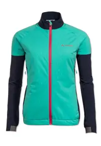 Jacheta de ploaie pentru ciclism Primasoft II pentru femei - negru - verde - marime