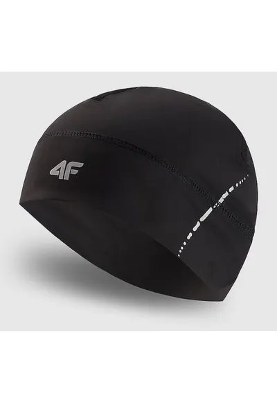Caciula Unisex Running - Poliamida - Reflectorizanta Negru Intens - Elasticitate 20% pentru Sport si Antrenament Axel-indurata