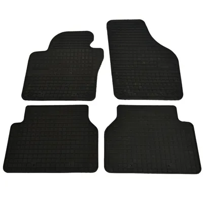 Set covorase auto din cauciuc Volkswagen Tiguan 2007-2016, presuri FROGUM, negre, 4 buc.