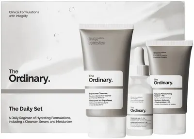 The Ordinary Set - Gel, ser și cremă de curățare, 50 + 2 х 30 ml