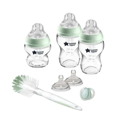 Set biberoane din sticla Tommee Tippee Easy Vent 0 luni +
