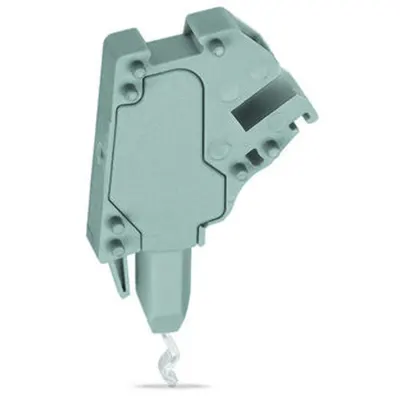 TOPJOB®S L-type test plug module; modular; 1-pole; 2,50 mm²; gray