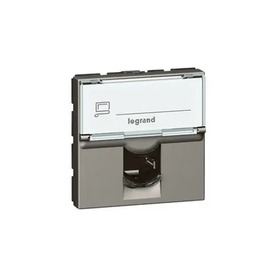Adaptor pentru data priza Arteor - pentru Keystone single connector - 2 module - magnesium
