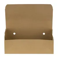 Cutii Biodegradabile de Carton, Kraft, 235x125x70 mm, 300 buc
