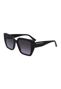 Ochelari de soare patrati cu lentile in degrade - Negru