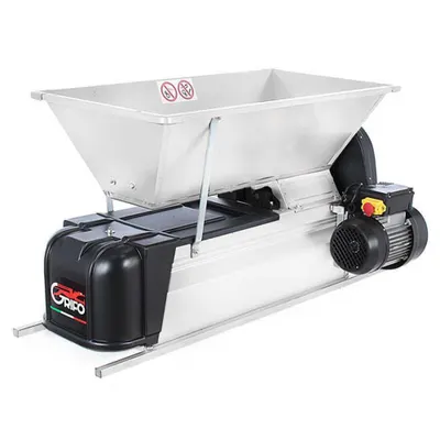 Zdrobitor Electric Struguri cu Desciorchinator 1 CP, 1500 kg/h