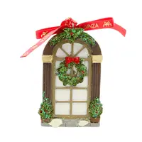 Decorațiune Ginza, Regatul de Crăciun, Classic, model fereastră cu ghirlandă