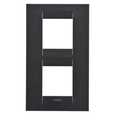 Placa ornament CProiector HORUS GEO International - IN PAINTED TECHNOPOLYMER - 2+2 modul VERTICAL - SLATE- CProiector HORUS