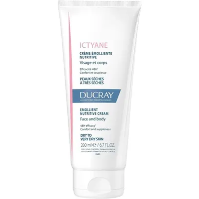 Cremă nutritiv-emolientă, Ducray, Ictyane, 200 ml