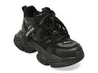 Ghete GRYXX negre, 75618, din piele ecologica