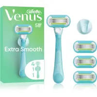 Gillette Venus Extra Smooth epilator pentru femei cu suport pentru duș + lame de rezervă 6 buc