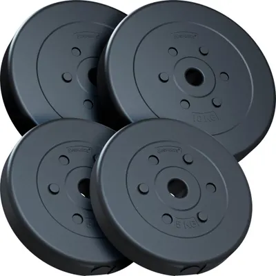 Set de discuri de greutate 30 kg 30 si 31mm ciment plastic