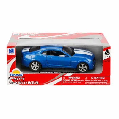 Masina metalica, New Ray, Chevrolet Camaro SS, Albastru, 1:32