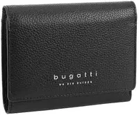 Portofel de piele Bugatti Linda - Continental, negru