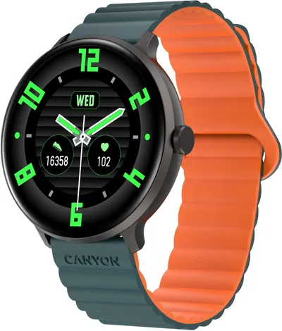 Smartwatch Canyon - Jacky SW-69, 47 mm, 1.3'', Green Orange