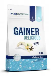 Gainer Delicious, vanilie, 1 kg, AllNutrition