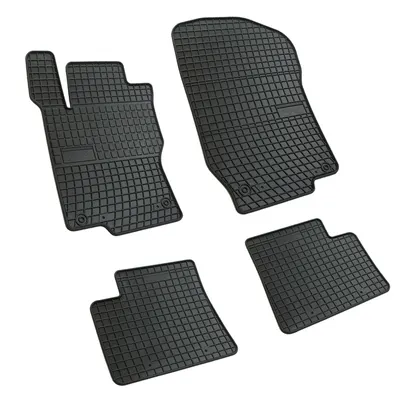Set covorase auto din cauciuc Mercedes Clasa ML II W164 2005-2011, presuri FROGUM, negre, 4 buc.