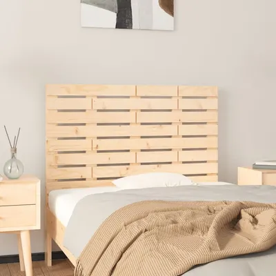 vidaXL Tăblie de pat pentru perete, 81x3x63 cm, lemn masiv de pin