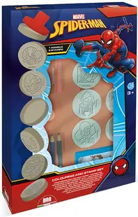 Set de ștampile Multiprint Spider-Man - 8 buc., cu mâner
