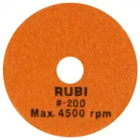 Dischete diamantate pt. polisat marmura, granit, piatra 100mm, #200 - RUBI-62972