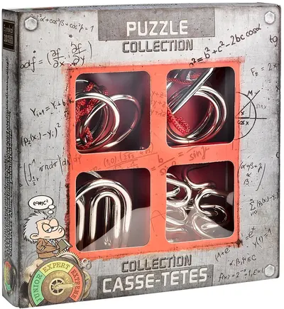 Set puzzle-uri metalice de logică Eureka - Extreme Metal Puzzles Collection