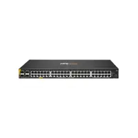 Switch rackabil PoE cu 48 de porturi HPE Aruba Networking CX 6000 R8N85A, 4 porturi SFP, 104 Gbps, 77.3 Mbps, buget 370W, 1U, L2, cu management