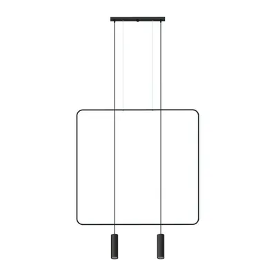 Lustră neagră din metal RANA – Thoro