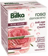 Bilka Rosa Damascena Cremă de față Anti-Age, 40 ml