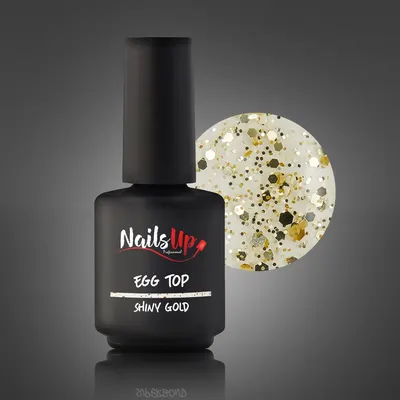 Top Coat NAILSUP Egg Shiny Gold 13g