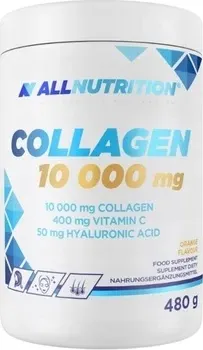 Colagen 10 000 mg, portocală, 480 g, AllNutrition