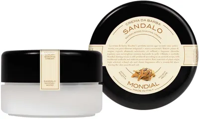 Mondial 1908 Cremă de bărbierit cu aromă de lemn de santal, 150 ml