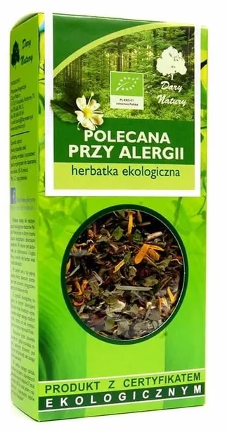Ceai bio din plante medicinale pentru alergii, 50 g, Dary Natury