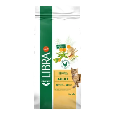 Hrana Uscata Pisici Adulte, Libra Cat Adult, Pui, 12 kg