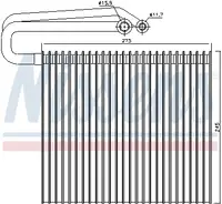 Evaporizator aer conditionat CADILLAC BLS; FIAT CROMA; OPEL SIGNUM, VECTRA C, VECTRA C GTS; SAAB 9-3, 9-3X 1.6-3.2 dupa 2002