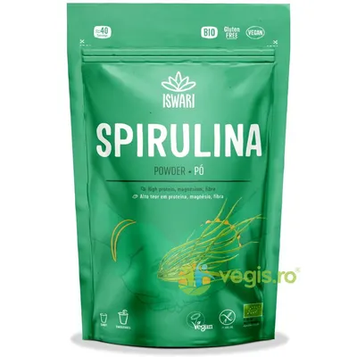 Spirulina Pulbere fara Gluten Ecologica/Bio 125g