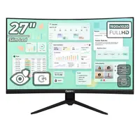 Monitor LED Office Pro Curbat 27 inch OptimX MT27Y-1, Full HD 1920x1020, VGA, HDMI, Slim, NoFrame, LED