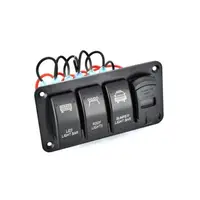 Carcasa suport cu 3 butoane tip Rocket ,voltmetru si USB Cod: SPA069
