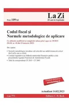 Codul fiscal si Normele metodologice de aplicare Act.14 februarie 2023