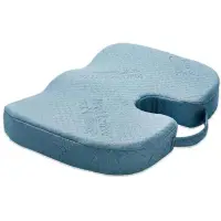 Perna confort pentru sezut Miracle Bamboo M14219, albastru
