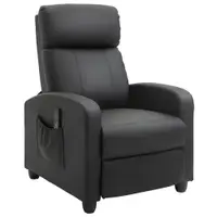 HOMCOM Fotoliu pentru relaxare cu masaj cu 8 moduri si 5 intensitati, cu suport pentru picioare si telecomanda | Aosom Romania