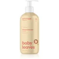 Attitude Baby Leaves Pear Nectar 2 in 1 gel de dus si sampon cu aroma de pere cu arome de pere 473 ml