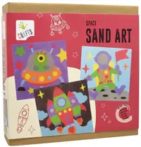 Set de desen cu nisip colorat Andreu toys - Cosmos