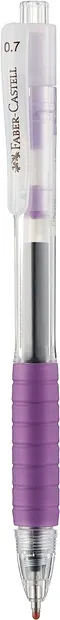 Stilou rolă automată Faber-Castell Fast Gel - 0.7 mm, mov