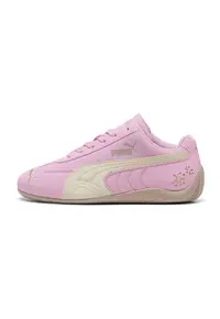 Pantofi sport Speedcat Eternal Bloom de piele intoarsa - Roz pastel/Crem