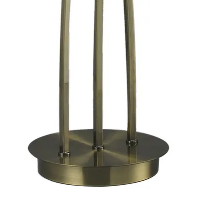 Lampadar de podeaMorgan 3 Light Floor Lamp Antique Brass