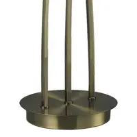 Lampadar de podeaMorgan 3 Light Floor Lamp Antique Brass