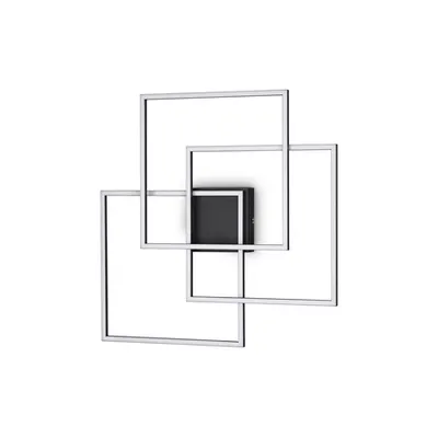 Corp de iluminat cu montaj pe tavan, plafoniera FRAME PL QUADRATO NERO