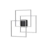 Corp de iluminat cu montaj pe tavan, plafoniera FRAME PL QUADRATO NERO