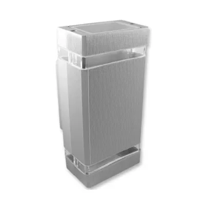 Lampa de exterior, montare perete, GU10 LED, 35W, IP54, argintiu