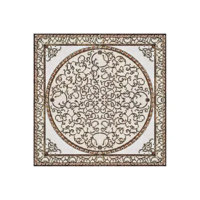 Gresie decorativa / covor ceramic Baroque KCT-12071J 120X120 (4 placi 60X60) lucioasa